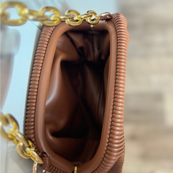 Shoulder Bags Clip Shell Soft Leather - Picture 3 of 4